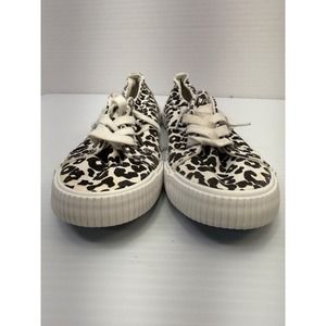 Blowfish Malibu Leopard‎ Print Lace Up Casual Sneakers Women's Shoes size 6.5
